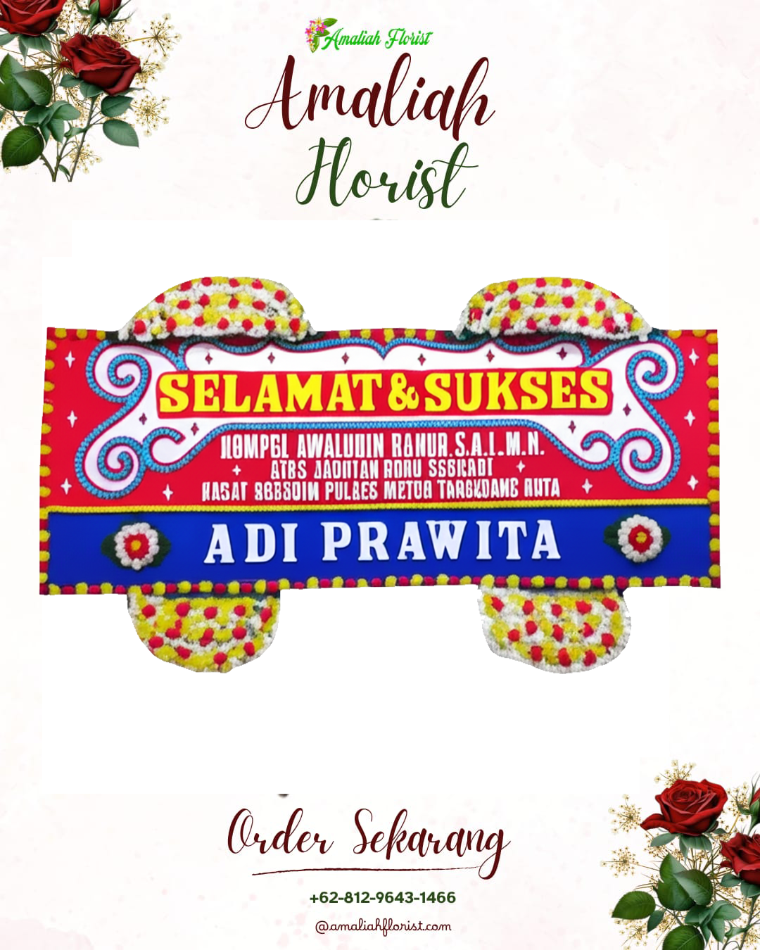 Papan Bunga Ucapan Selamat Pakisjaya